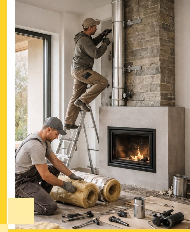 Монтаж дымоходов для каминов в Зеленокумске от 15273 р. ЭриданЗлм