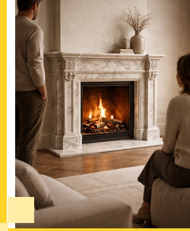 Мраморные камины под ключ в Зеленокумске от 254550 р. | ЭриданЗлм