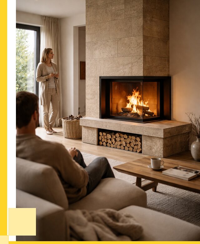 Угловые камины из кирпича установка в Зеленокумске от 152730 р. ЭриданЗлм