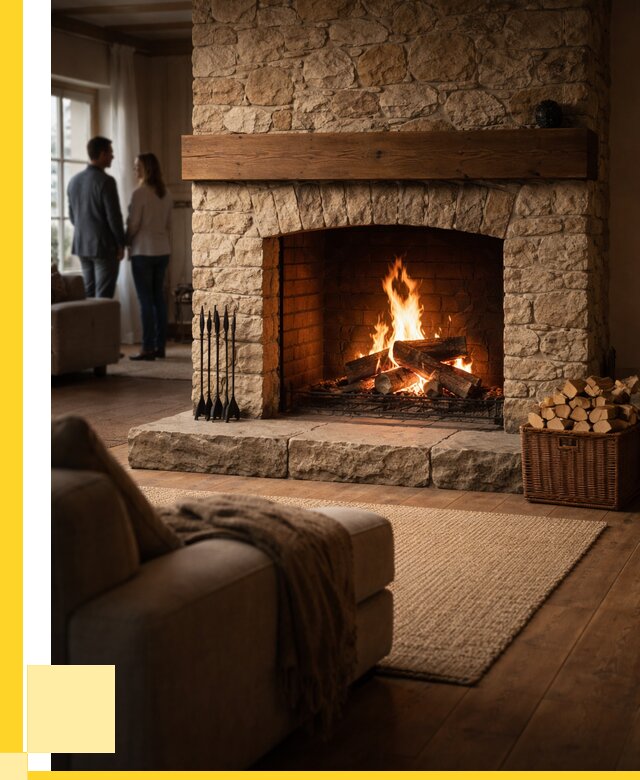 Открытые камины под ключ в Зеленокумске от 152730 р. ЭриданЗлм