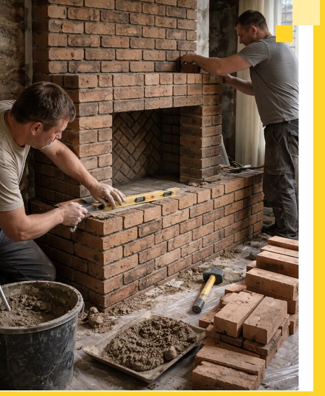 Изготовление и установка кирпичных каминов в Зеленокумске