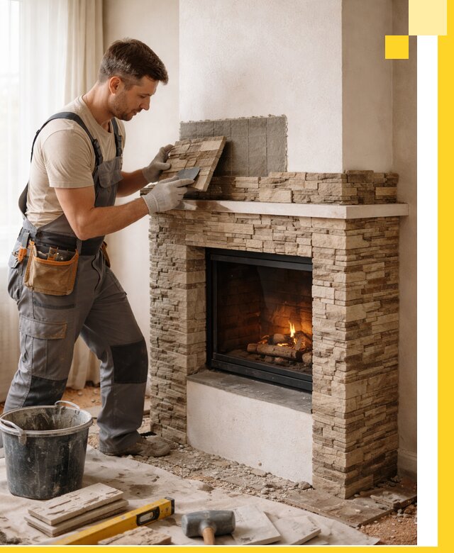 Изготовление и монтаж каминов для дома под ключ в Зеленокумске