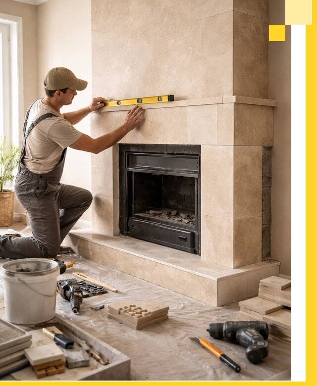 Установка и монтаж каминов в частном доме под ключ в Зеленокумске