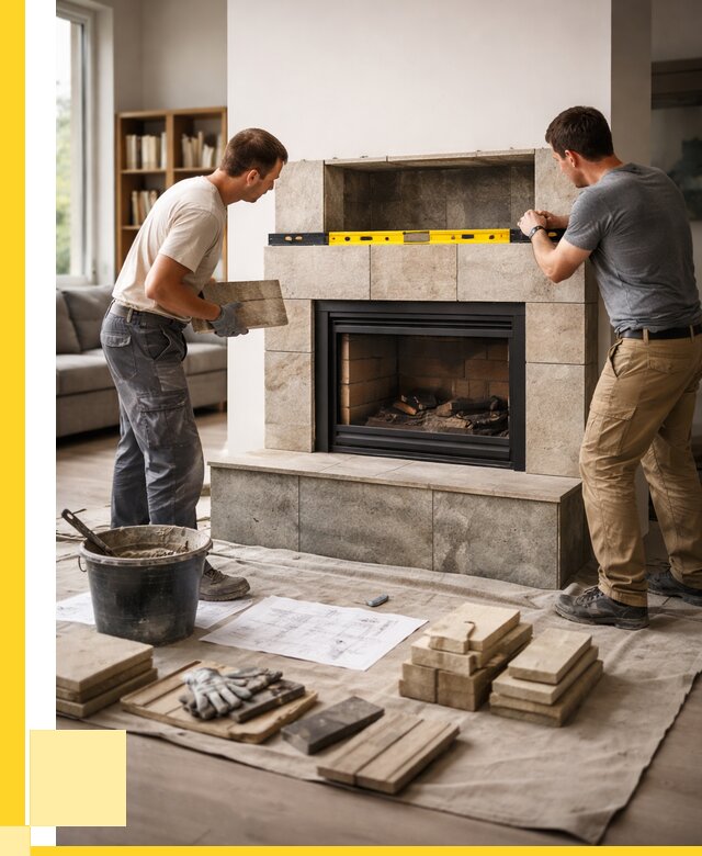 Монтаж каминов и установка в Зеленокумске от 45819 р. | ЭриданЗлм