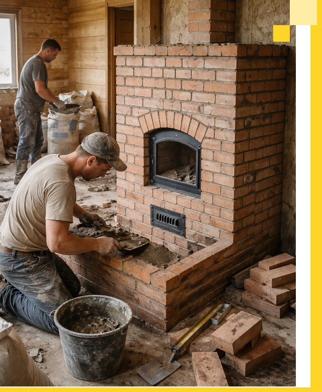 Профессиональное строительство печей в Зеленокумске под ключ