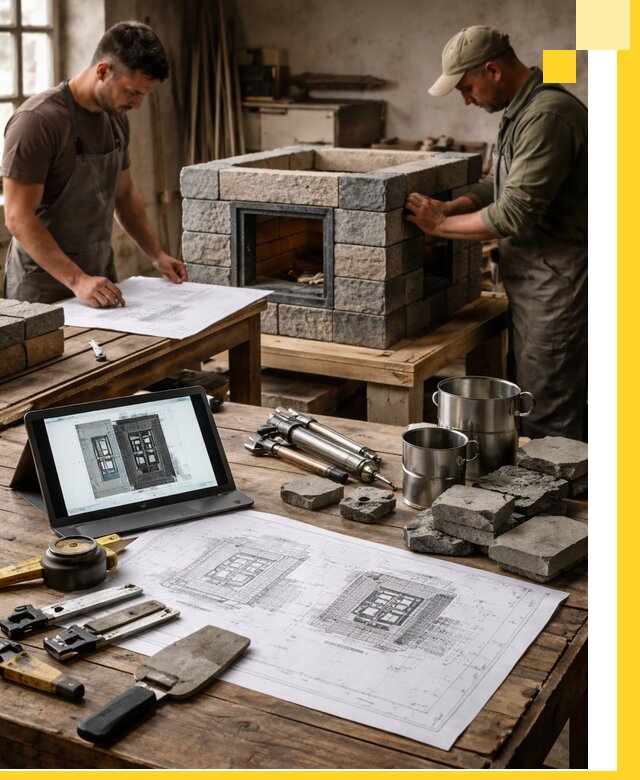 Разработка проектов печей с согласованием и монтажом в Зеленокумске