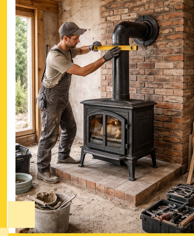 Монтаж печей установка банной печи в Зеленокумске от 15273 р. | ЭриданЗлм