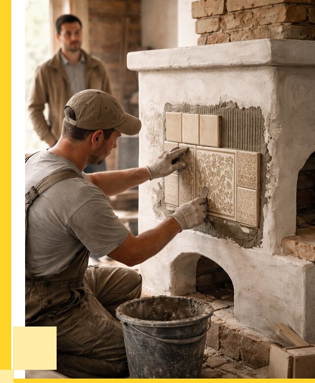 Отделка печей и банных печей в Зеленокумске от 35637 р. | ЭриданЗлм