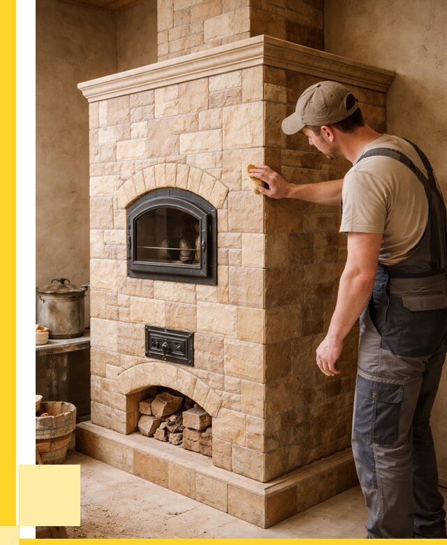 Облицовка печей в Зеленокумске от 4582 р. под ключ | ЭриданЗлм