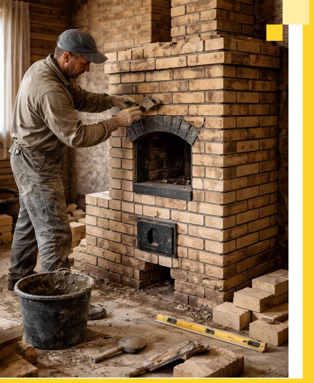 Кирпичные печи под ключ в Зеленокумске: проектирование и кладка