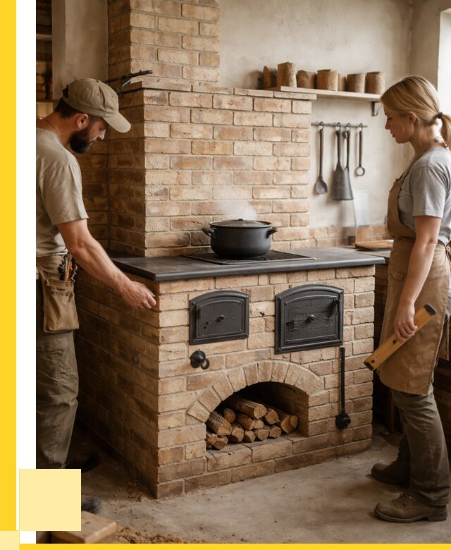 Варочно отопительные печи в Зеленокумске от 91638 р. | ЭриданЗлм