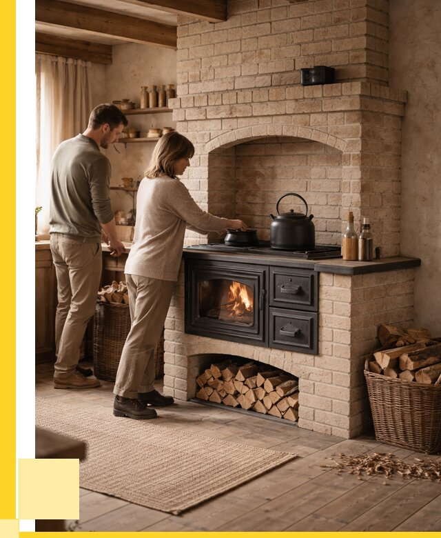 Печи с плитой в Зеленокумске от 45819 р. | ЭриданЗлм — кирпичная печь