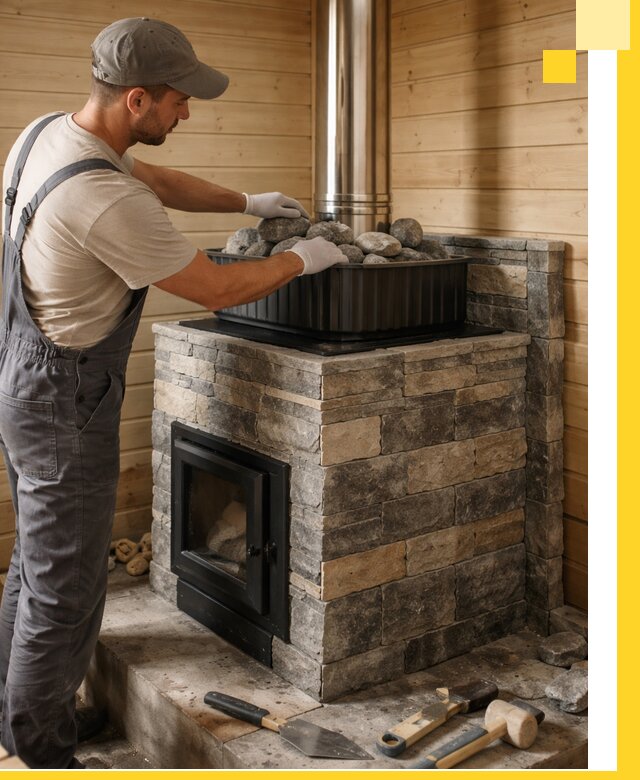 Печи для парной в Зеленокумске, производство, монтаж и обслуживание