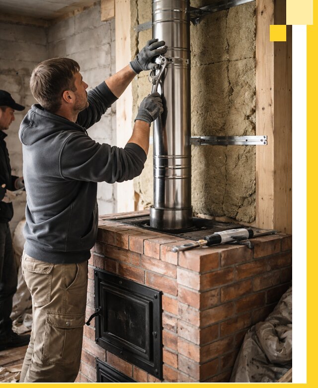 Изготовление и монтаж печей и дымоходов под ключ в Зеленокумске