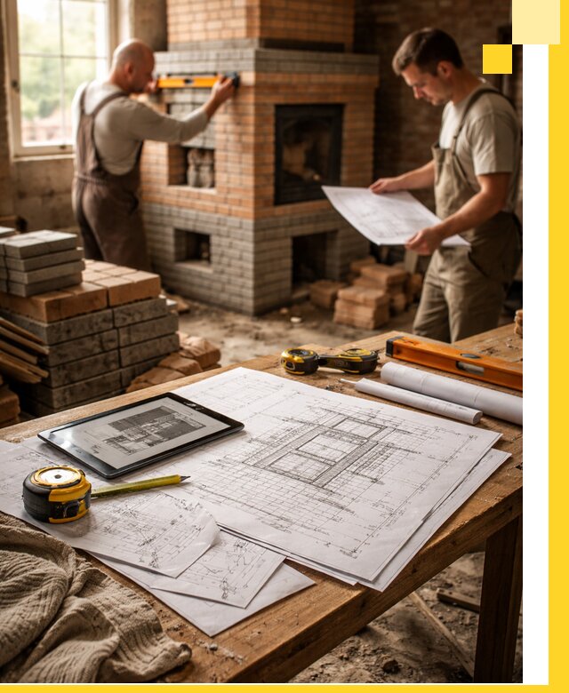 Проекты печей и каминов с индивидуальным дизайном в Зеленокумске