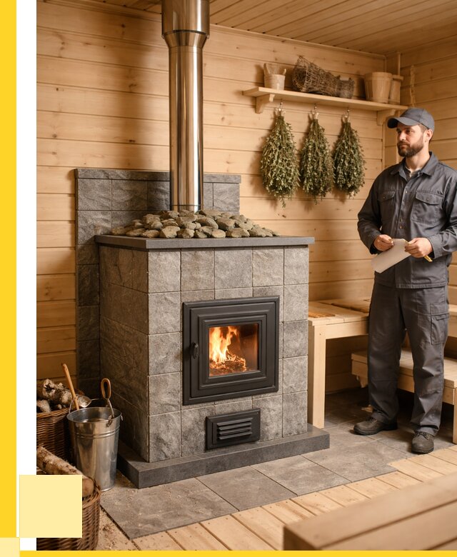 Печи для бани под ключ в Зеленокумске от 122184 р. | ЭриданЗлм