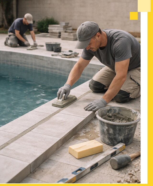 Отделка бассейнов в Зеленокумске: декоративная отделка и гидроизоляция