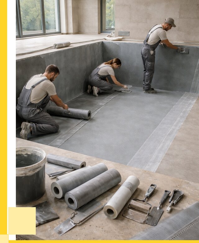 Гидроизоляция бассейнов в Зеленокумске от 2036 р., ЭриданЗлм