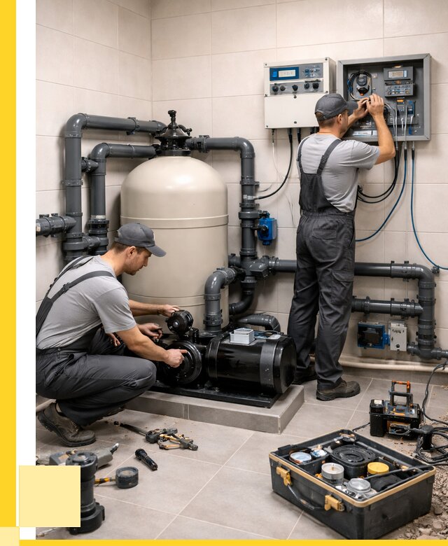 Монтаж оборудования для бассейнов в Зеленокумске от 40728 р. | ЭриданЗлм