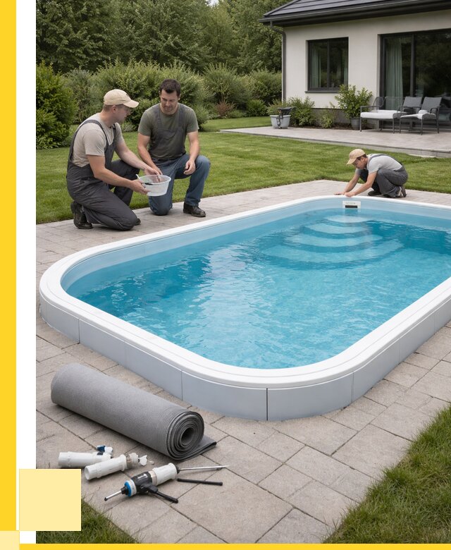 Пластиковый бассейн купить в Зеленокумске от 254550 р., ЭриданЗлм