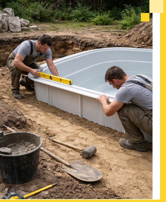 Производство и установка пластиковых бассейнов в Зеленокумске под ключ