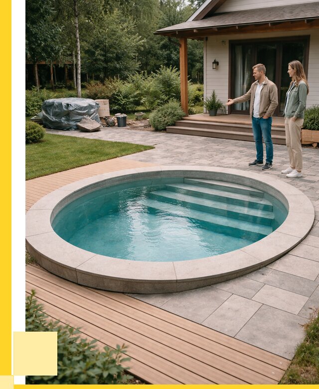 Бассейн на даче под ключ в Зеленокумске от 203640 р., ЭриданЗлм