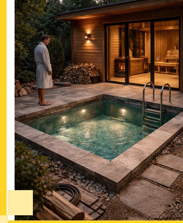 Бани с бассейном под ключ в Зеленокумске от 96729 р. | ЭриданЗлм