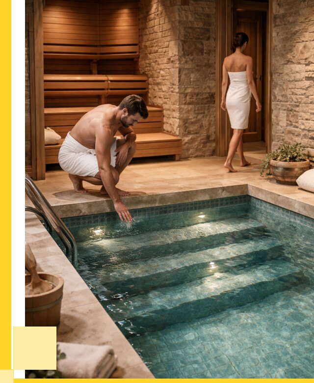 Сауна с бассейном под ключ в Зеленокумске от 122184 р., ЭриданЗлм