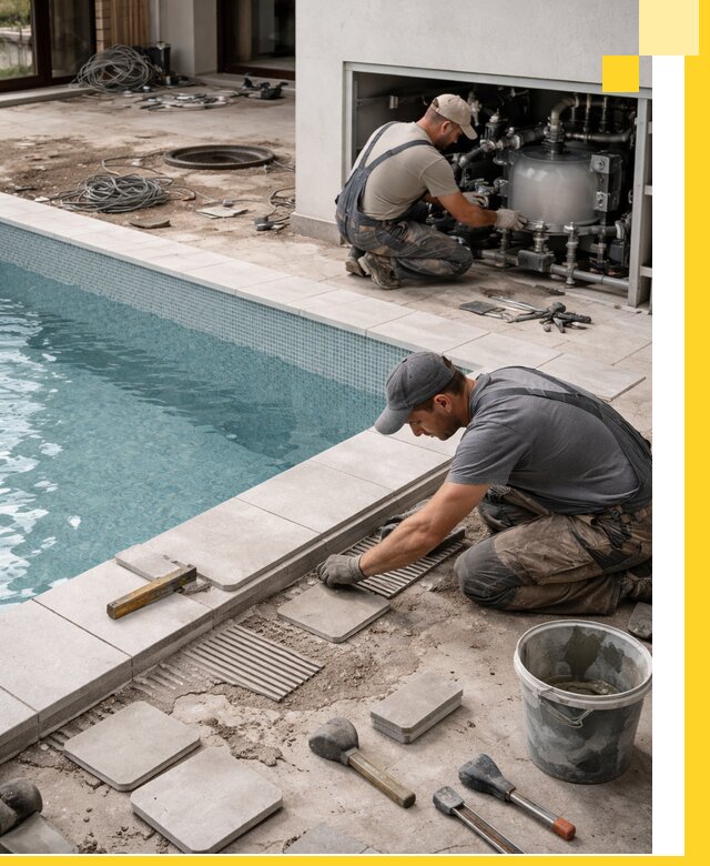 Строительство и монтаж бассейнов в коттедже в Зеленокумске