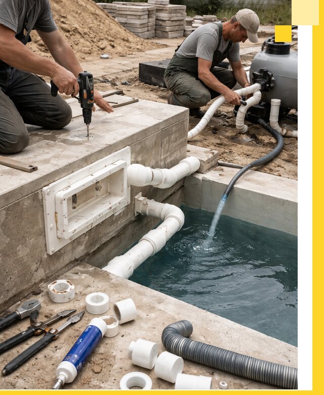 Строительство скиммерных бассейнов под ключ в Зеленокумске