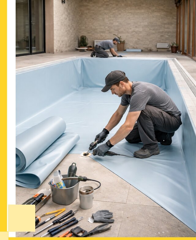 Пленка ПВХ для бассейнов в Зеленокумске от 2546 р. | ЭриданЗлм