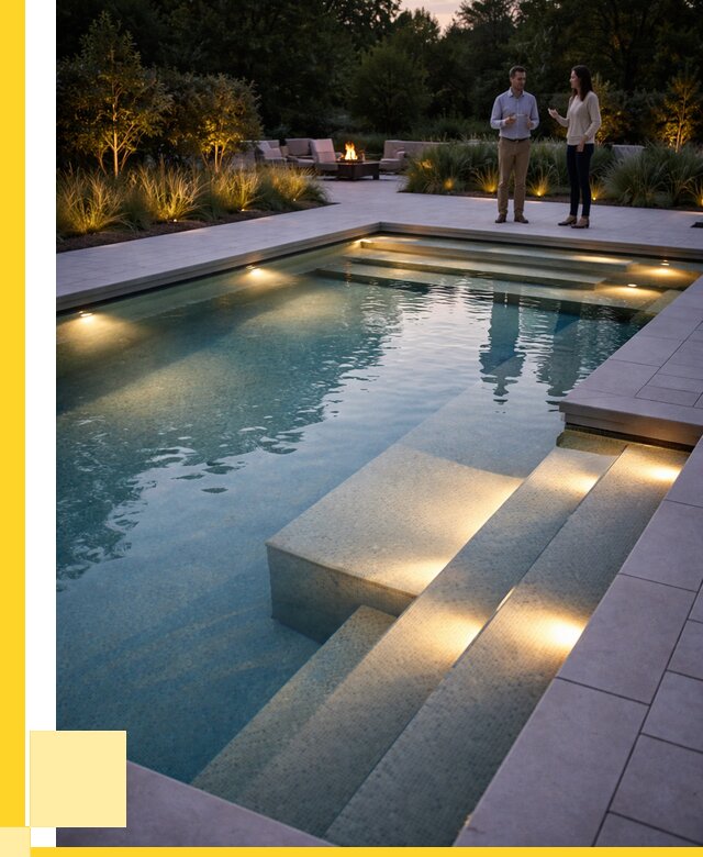 Освещение бассейнов в Зеленокумске под ключ от 25455 р. | ЭриданЗлм