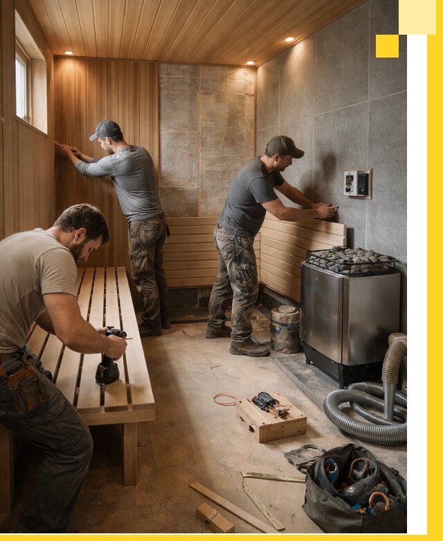 Сауны под ключ в Зеленокумске, проектирование, строительство, отделка