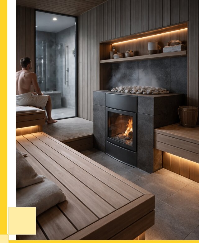 Проект сауны в частном доме в Зеленокумске от 35637 р. | ЭриданЗлм