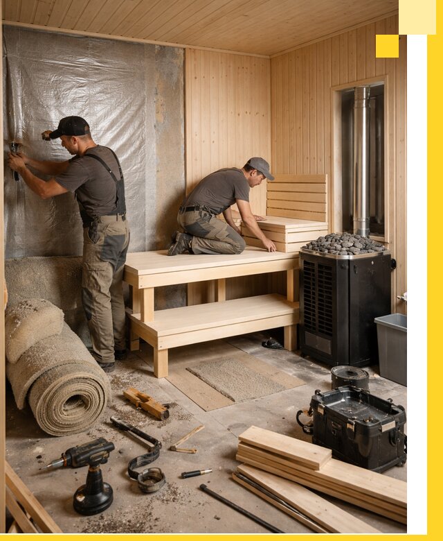 Проекты саун под ключ в Зеленокумске дизайн и строительство