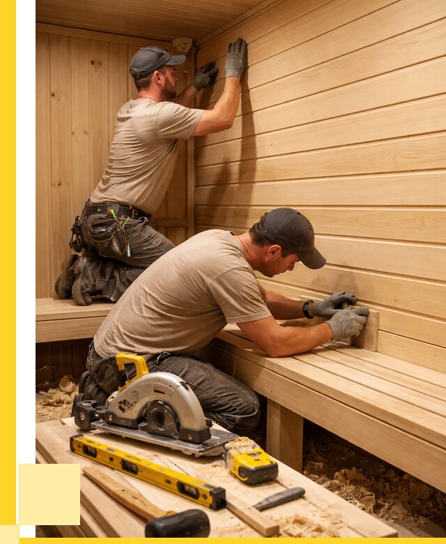 Обшивка саун вагонкой в Зеленокумске от 2546 р. | ЭриданЗлм