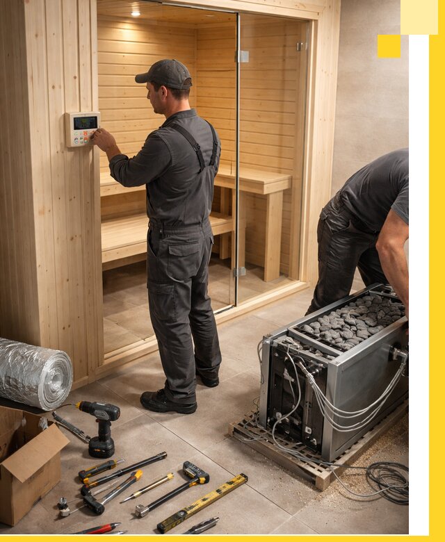 Поставка, установка и монтаж электрических саун в Зеленокумске