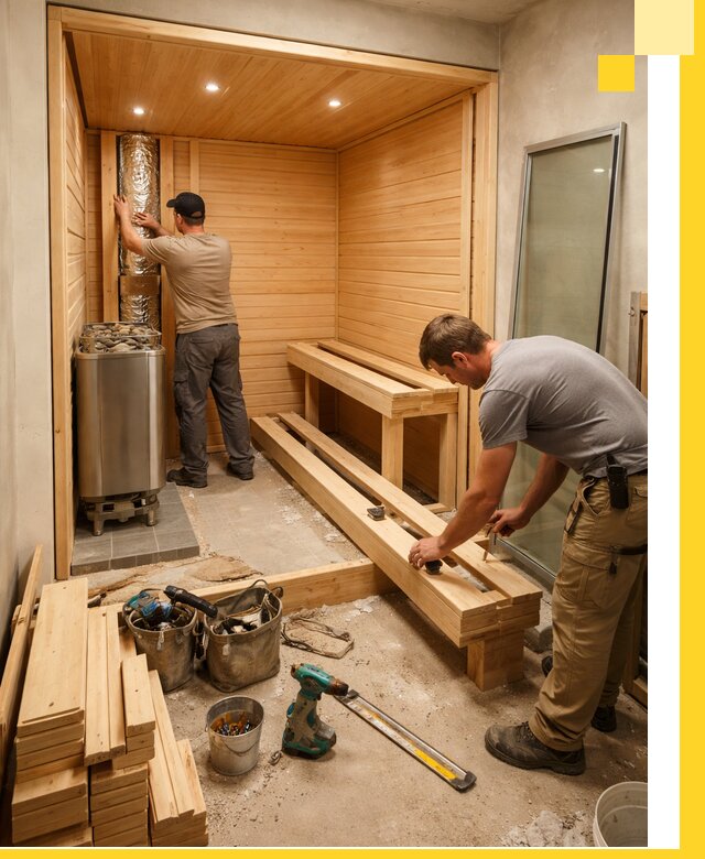 Проектирование и установка домашних саун под ключ в Зеленокумске