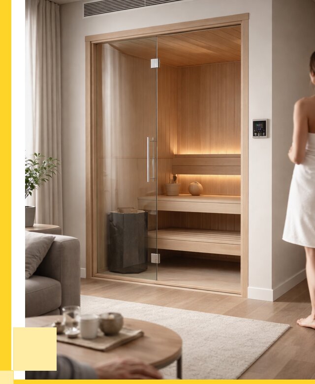 Сауна в квартире под ключ в Зеленокумске от 122184 р. ЭриданЗлм