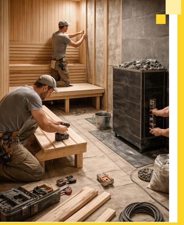 Дизайн и строительство интерьерных саун под ключ в Зеленокумске