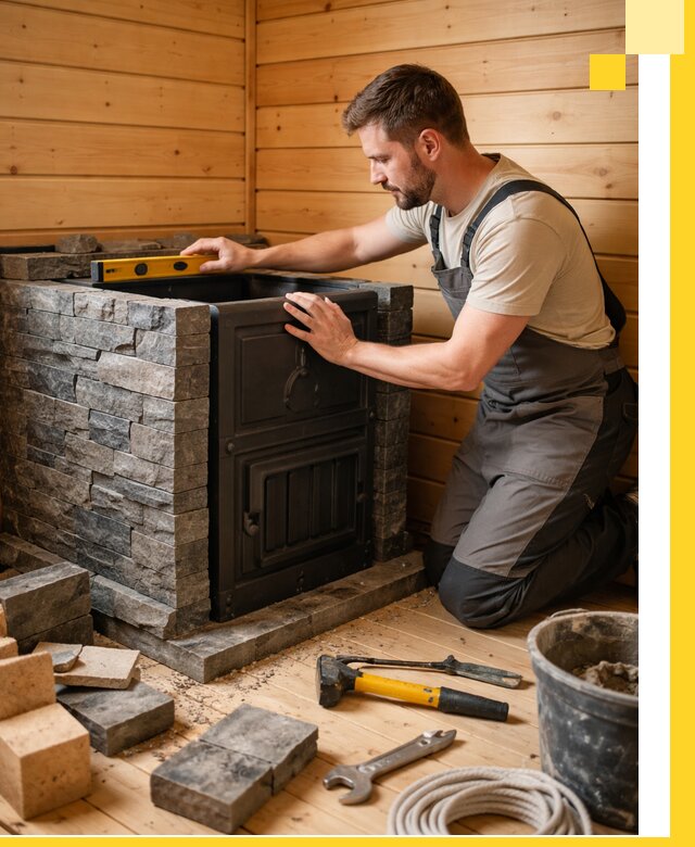 Производство и установка печей для саун под ключ в Зеленокумске