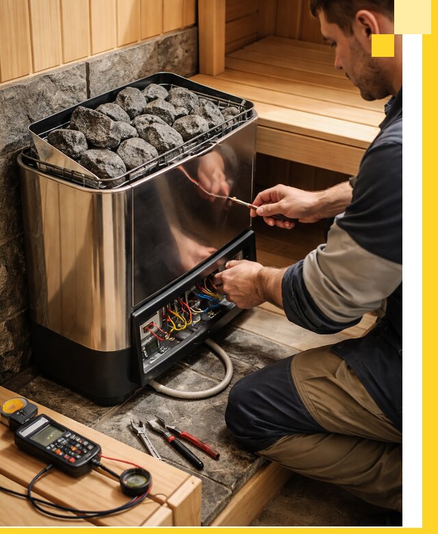 Продажа и установка электрокаменок для саун в Зеленокумске