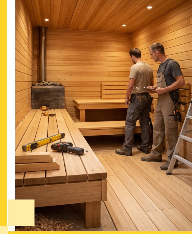 Отделка бань и саун в Зеленокумске по цене от 4582 р. | ЭриданЗлм