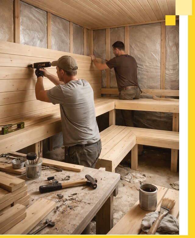 Профессиональная отделка бань и саун под ключ в Зеленокумске