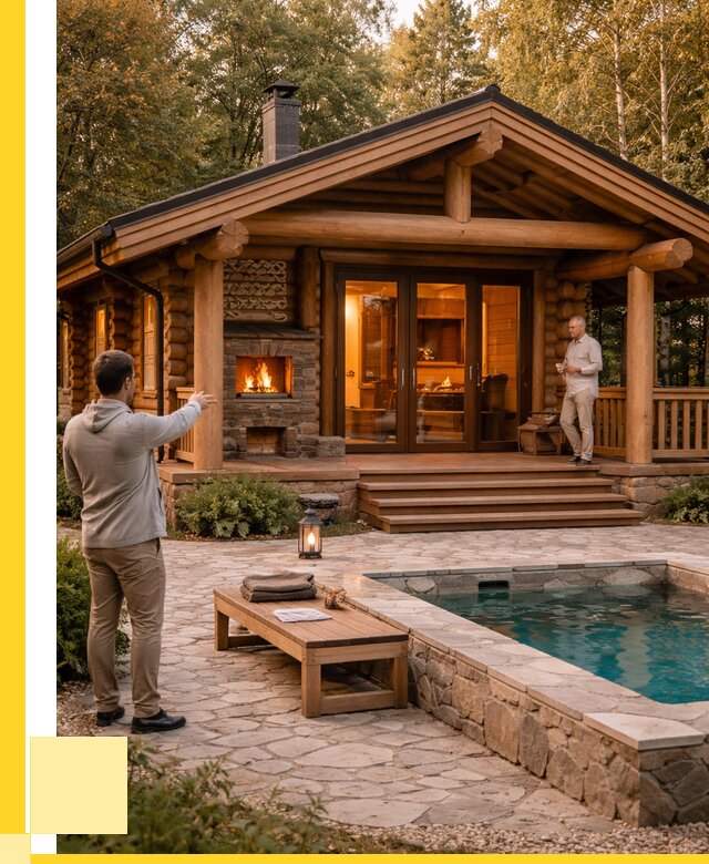 Проекты бань и хамам в Зеленокумске от 25455 р. | ЭриданЗлм