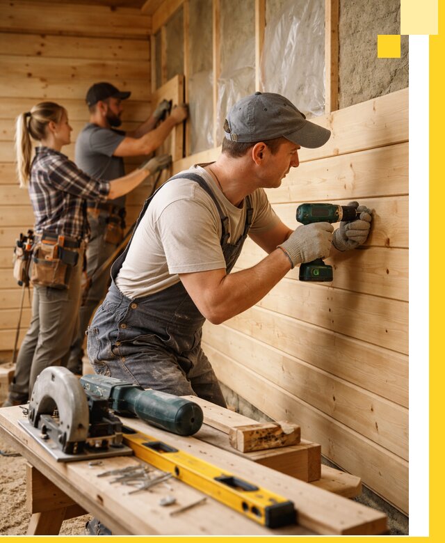 Обшивка бань под ключ в Зеленокумске: отделка стен и потолков