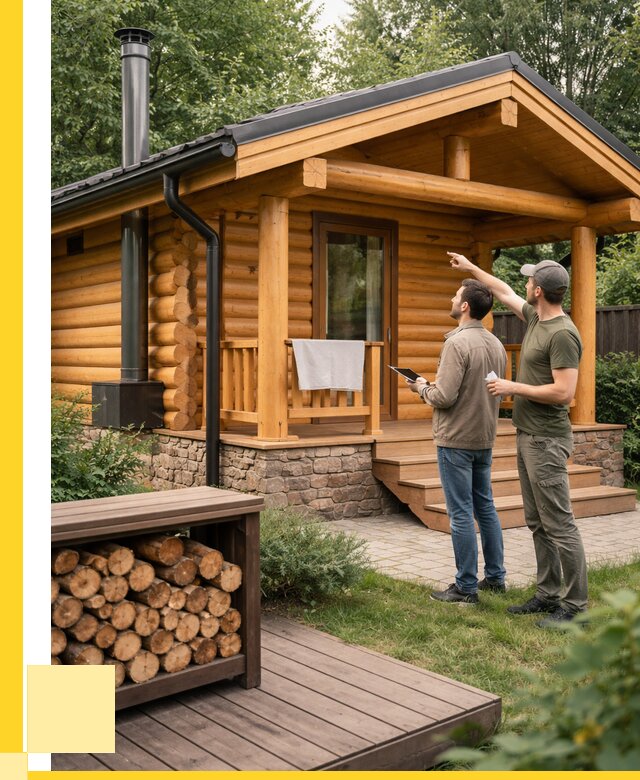 Бани для дачи под ключ в Зеленокумске от 254550 р. | ЭриданЗлм