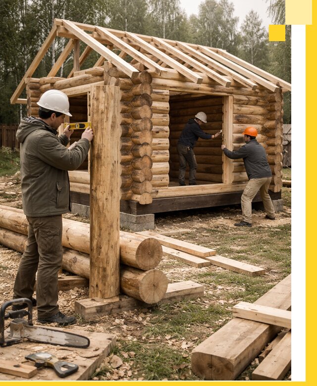 Строительство бань для дачи под ключ в Зеленокумске с доставкой и монтажом