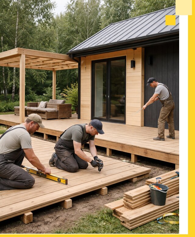 Строительство бань с террасой и бассейном под ключ в Зеленокумске