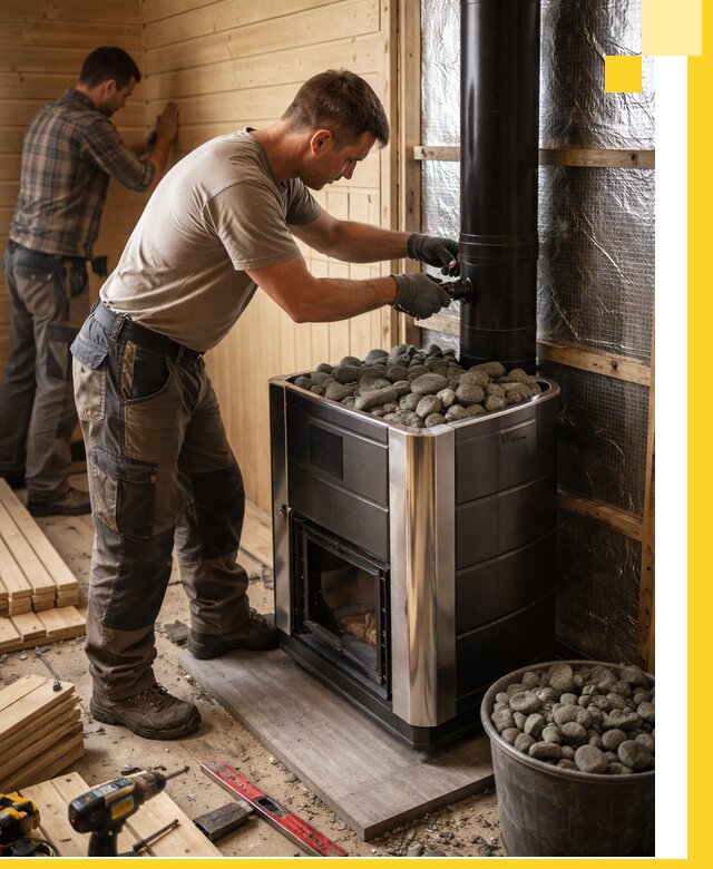 Проектирование и строительство парилок для бани в Зеленокумске под ключ